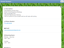 Tablet Screenshot of green-surface-solutions.com